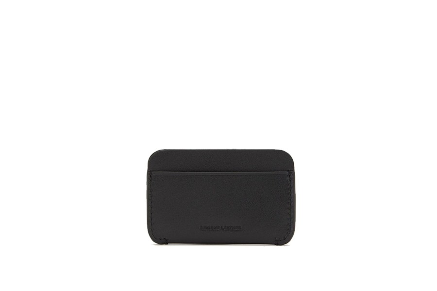 Clothing FRED PERRY | Burnished Leather Cardholder Black