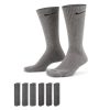 Clothing NIKE | Everyday Plus Cushioned Crew Sock Carbon Heather 6 Pack