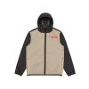 Clothing COMME DES GARCONS | Cdg Play X K-Way Hoodie Full Zip Beige Black