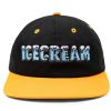 Clothing ICECREAM | Icicle 6 Panel Hat Black