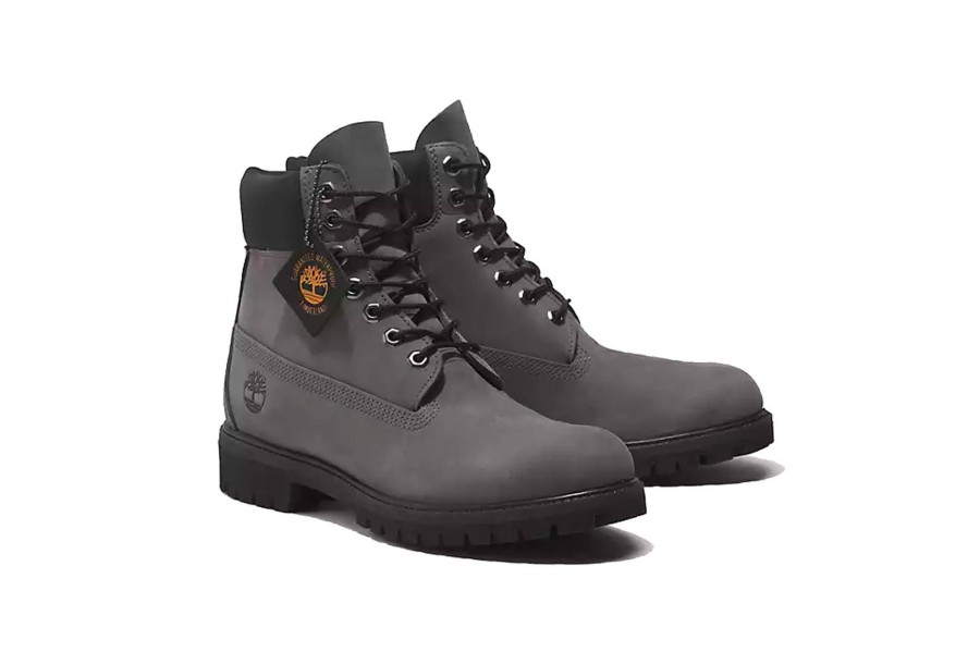 Shoes TIMBERLAND | Premium 6 Inch Waterproof Boot Medium Grey Nubuck