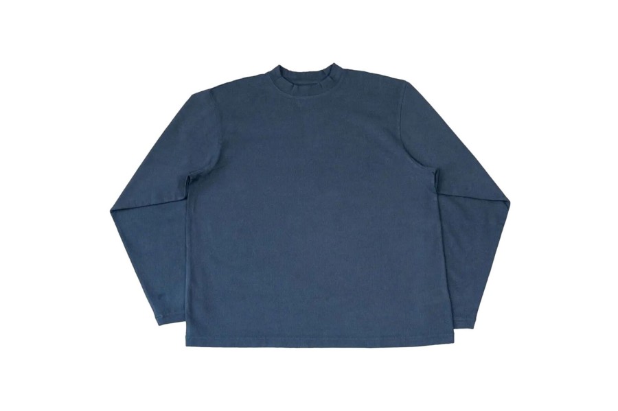 Clothing YEEZY X GAP | Long Sleeve Shirt Navy