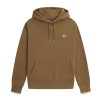 Clothing FRED PERRY | Tipped Hooded Sweatshirt Shaded Stone