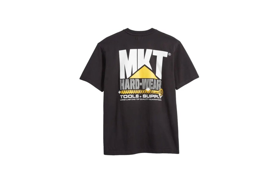 Clothing MARKET | Hardware Pocket Cotton Graphic T-Shirt