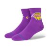 Clothing STANCE | Nba X Stance Lakers Staples Quarter Socks