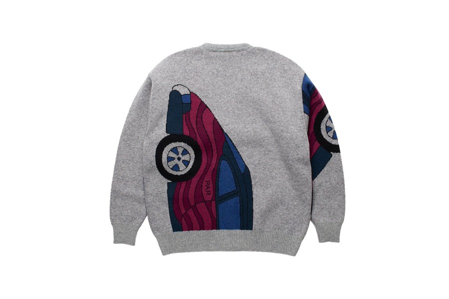 Clothing PARRA | No Parking Knitted Cardigan