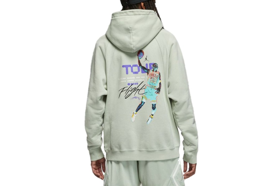 Clothing JORDAN | Jordan Flight Heritage Hoodie Seafoam