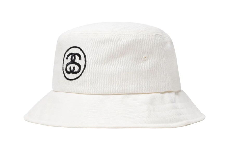 Clothing STUSSY | Ss Link Deep Bucket Hat White