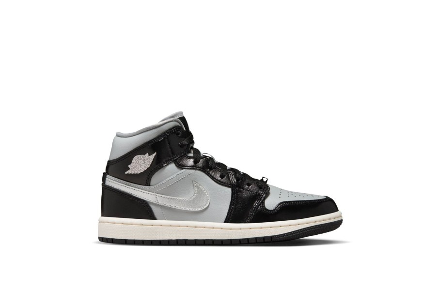 Shoes JORDAN | Women'S Air Jordan 1 Mid Se Black Chrome