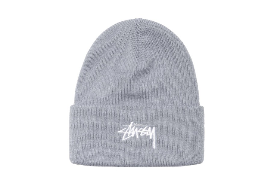 Clothing STUSSY | Stock Cuff Beanie Grey Heather