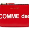 Clothing COMME DES GARCONS | Cdg Huge Logo Wallet Red