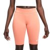 Clothing NIKE | Women'S Sportswear Essential Mid Rise Bike Shorts Peach