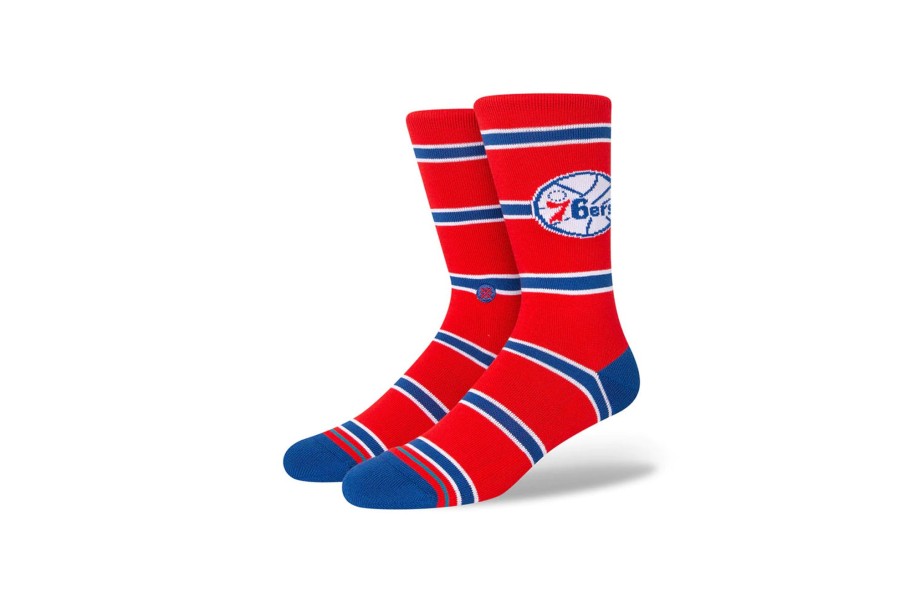 Clothing STANCE | Nba Classics 76Ers Crew Socks