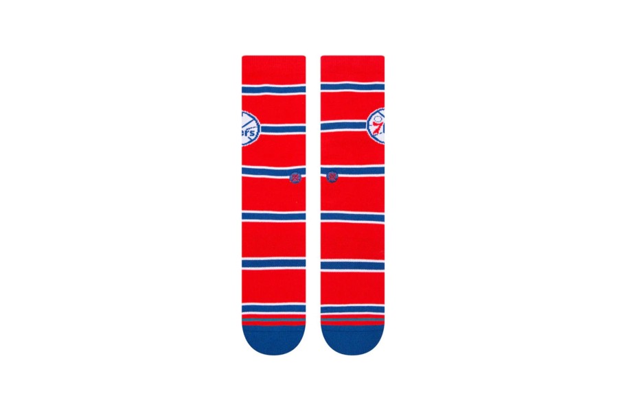 Clothing STANCE | Nba Classics 76Ers Crew Socks