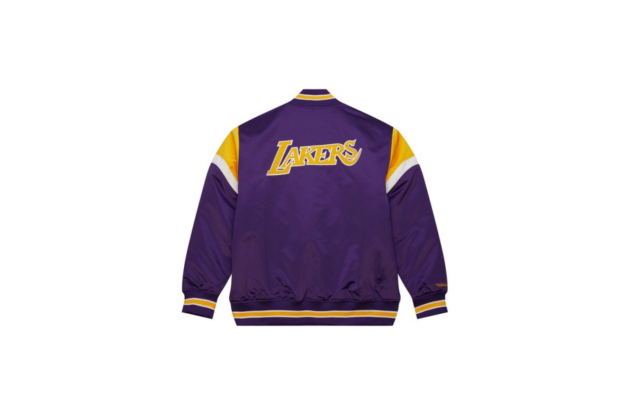 Clothing MITCHELL u0026 NESS | Heavyweight Satin Jacket Los Angeles Lakers