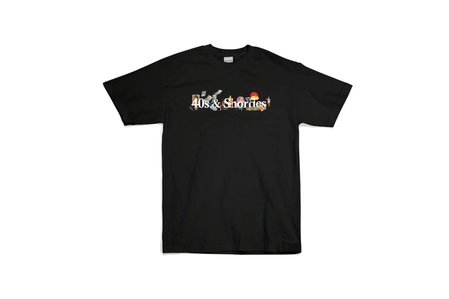 Clothing 40s AND SHORTIES | Luxury Logo Tee Black