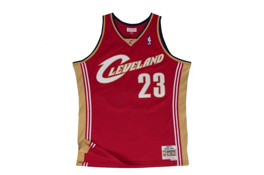 Clothing MITCHELL u0026 NESS | Cleveland Cavaliers Lebron James #23 Swingman Jersey