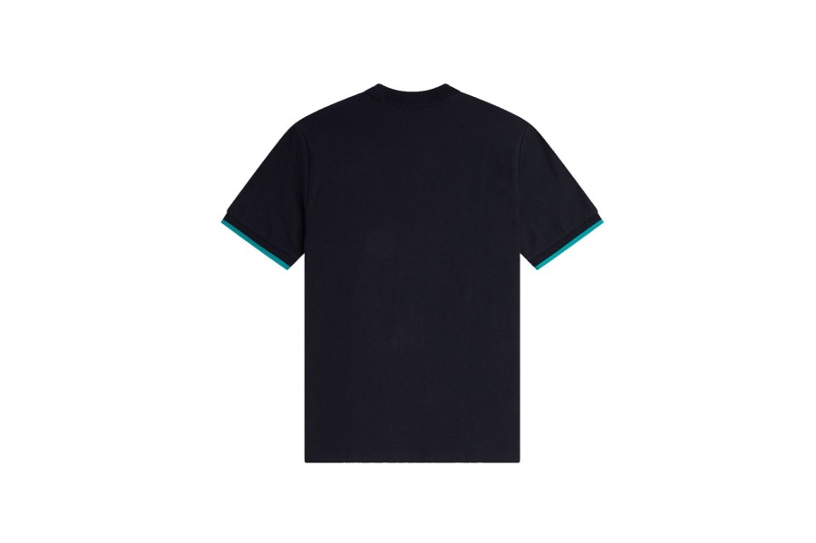 Clothing FRED PERRY | Tipped Cuff Pique Shirt