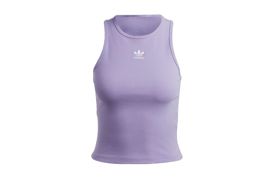 Clothing ADIDAS | Adidas Adicolor Essentials Rib Tank Top Magic Lilac