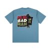 Clothing REAL BAD MAN | Rbm Logo Tee Vol 12 Storm Blue