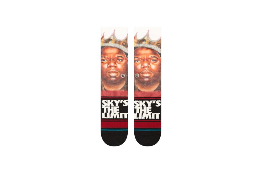 Clothing STANCE | The Notorious B.I.G X Stance Sky'S The Limit Crew Socks