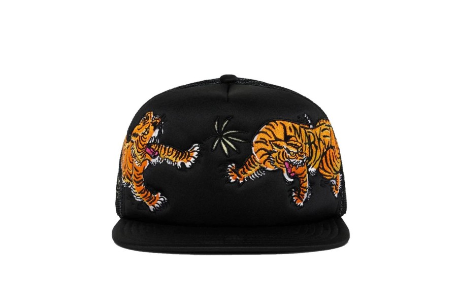 Clothing MARKET | Market Man Eater 5 Panel Trucker Hat 390000224 Black