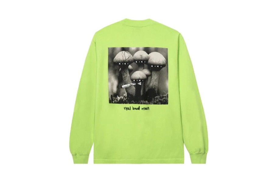 Clothing REAL BAD MAN | Real Bad Man Shroomergang Long Sleeve Tee High-Lighter