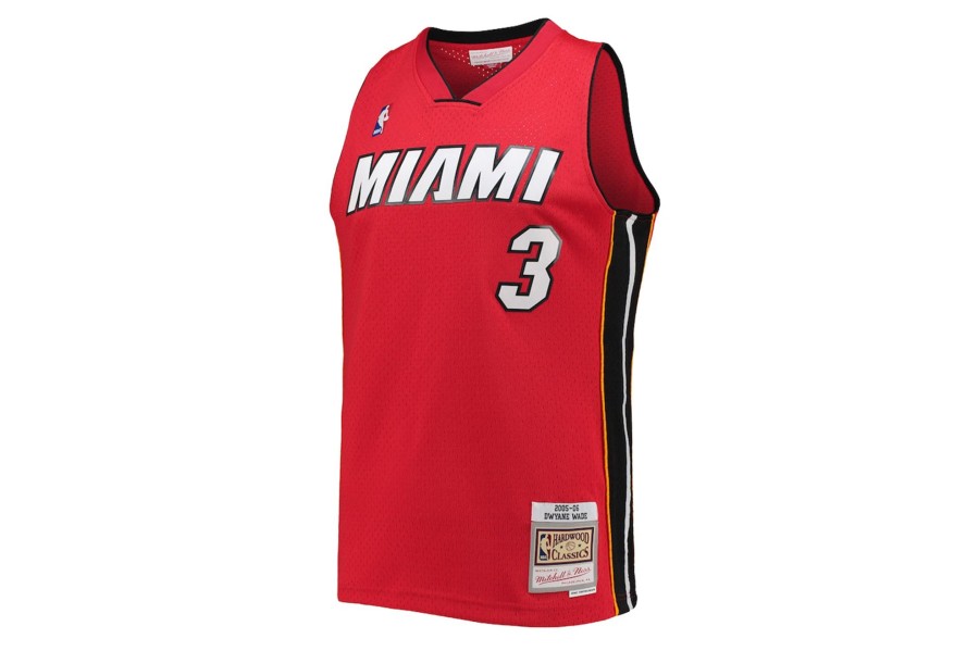 Clothing MITCHELL u0026 NESS | Miami Heat Dwayne Wade #3 Swingman Jersey