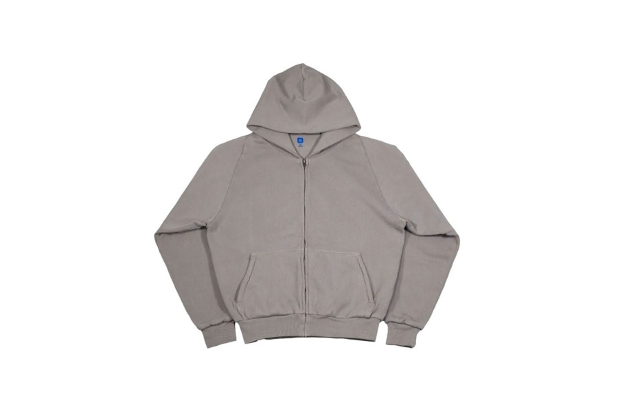 Clothing YEEZY X GAP | Zip Up Hoodie Grey