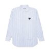 Clothing COMME DES GARCONS | Cdg Black Heart Button Up Shirt