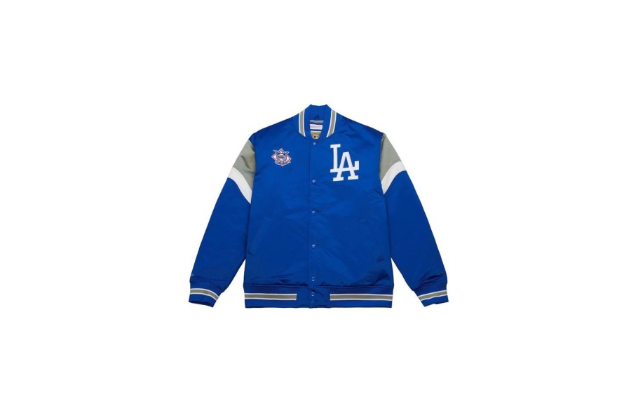 Clothing MITCHELL u0026 NESS | Heavyweight Satin Jacket Los Angeles Dodgers