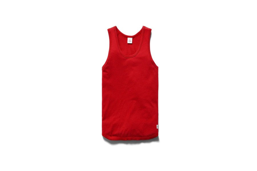 Clothing REIGNING CHAMP | Lightweight Jersey Tank Top Carmine