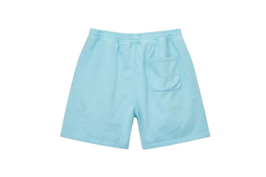 Clothing STUSSY | Overdyed Stock Logo Short Blue