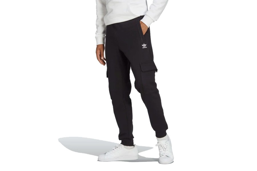 Clothing ADIDAS | Adidas Trefoil Essentials Cargo Pants Black