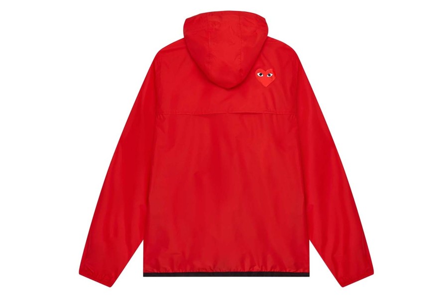 Clothing COMME DES GARCONS | Cdg X K-Way Full Zip Jacket Red