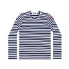 Clothing COMME DES GARCONS | Cdg X Invader Navy Striped Long Sleeve Shirt