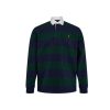 Clothing POLO RALPH LAUREN | Long Sleeve Knit Polo Shirt Green/Blue