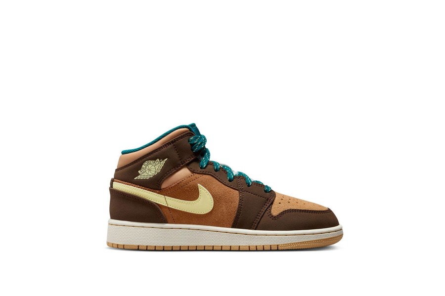 Shoes JORDAN | Air Jordan 1 Mid Cacao Wow (Gs)