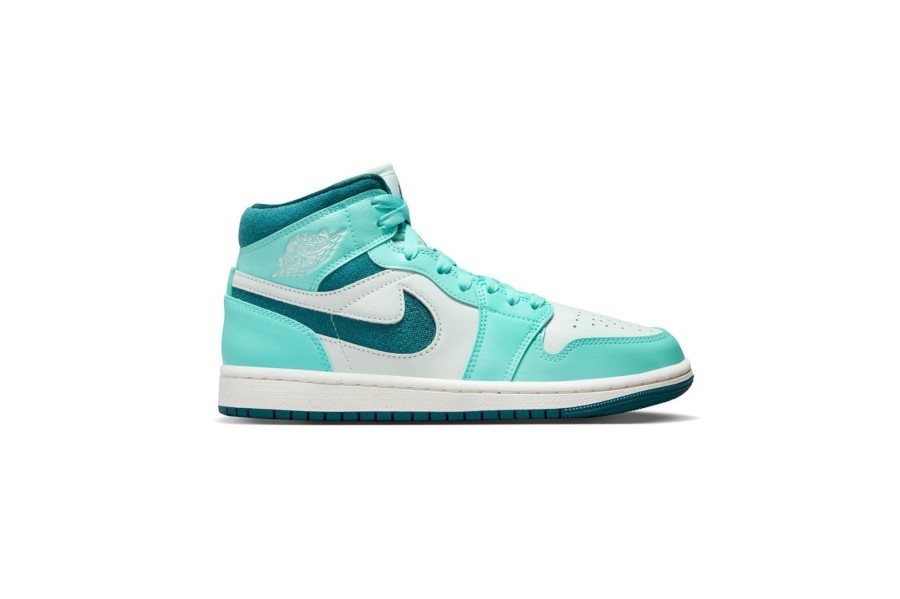 Shoes JORDAN | Women'S Air Jordan 1 Mid Bleached Turquoise