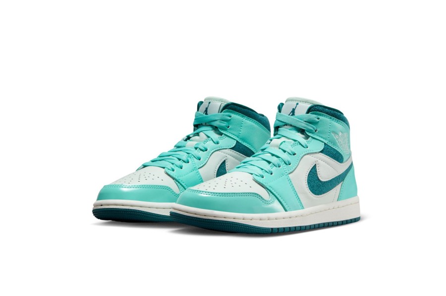 Shoes JORDAN | Women'S Air Jordan 1 Mid Bleached Turquoise