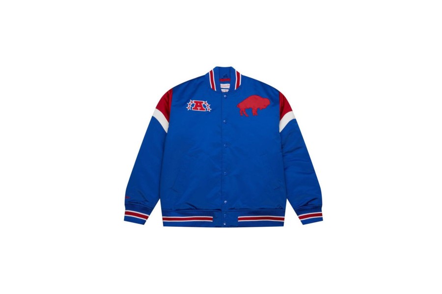 Clothing MITCHELL u0026 NESS | Heavyweight Satin Jacket Buffalo Bills