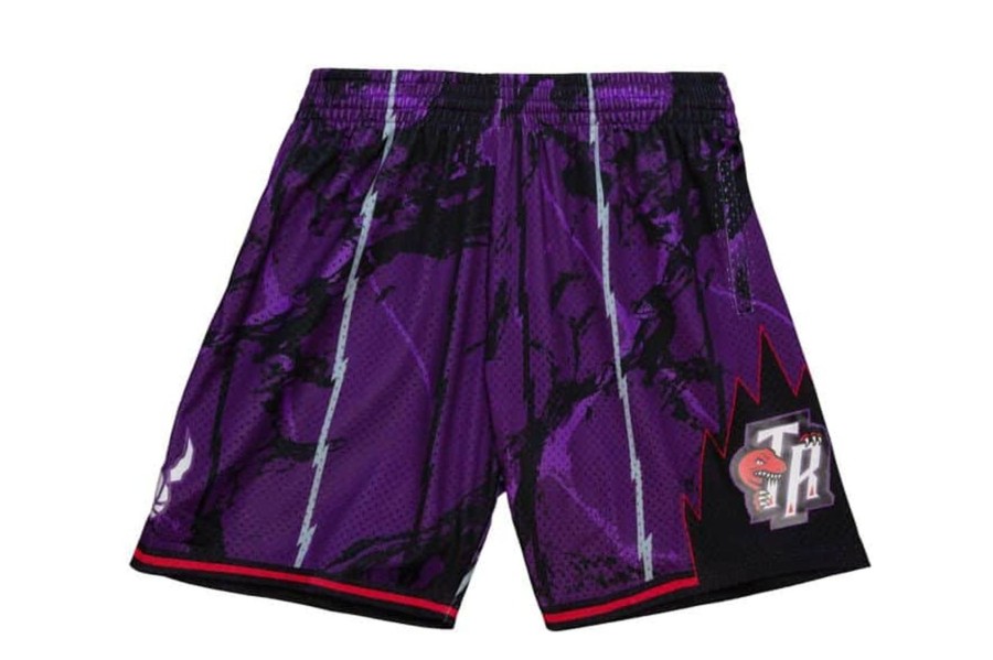 Clothing MITCHELL u0026 NESS | Toronto Raptors Team Marble Swingman Shorts