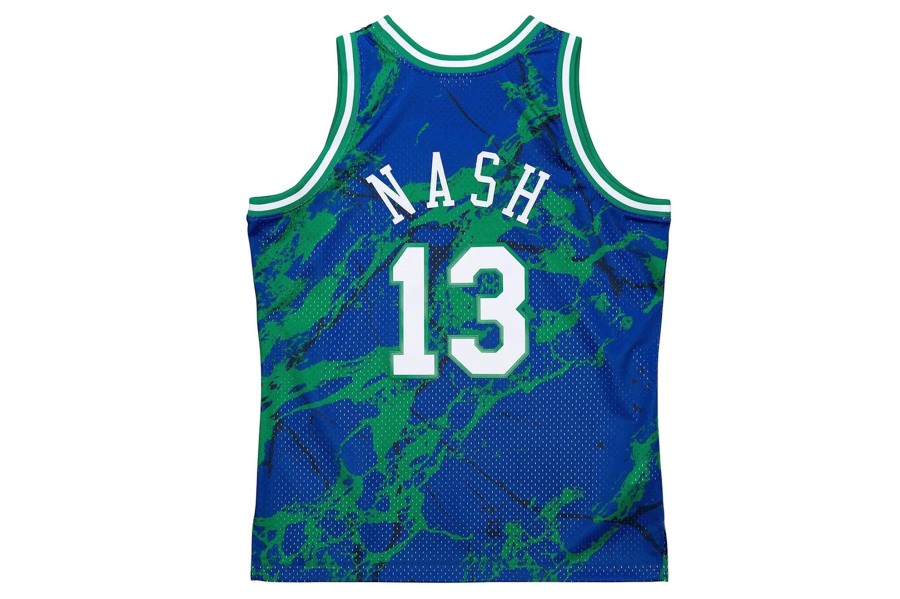 Clothing MITCHELL u0026 NESS | Dallas Mavericks Steve Nash #13 Team Marble Jersey