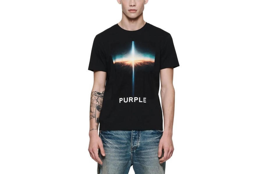 Clothing PURPLE BRAND | Utopia Textured Jersey Ss Tee