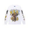 Clothing MARKET | Warped Beware Long Sleeve T-Shirt White