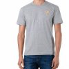 Clothing COMME DES GARCONS | Cdg Grey U0026 Gold Patch Heart T-Shirt