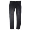 Clothing PURPLE BRAND | Black Repair Dropped Fit Jeans