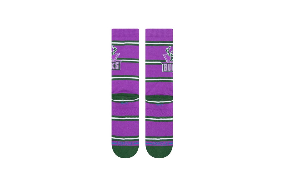 Clothing STANCE | Nba Classics Bucks Crew Socks