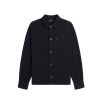 Clothing FRED PERRY | Twill Overshirt Black