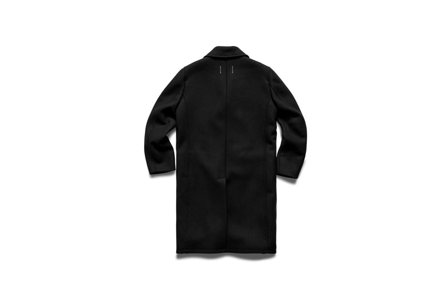 Clothing REIGNING CHAMP | Melton Wool Polo Coat